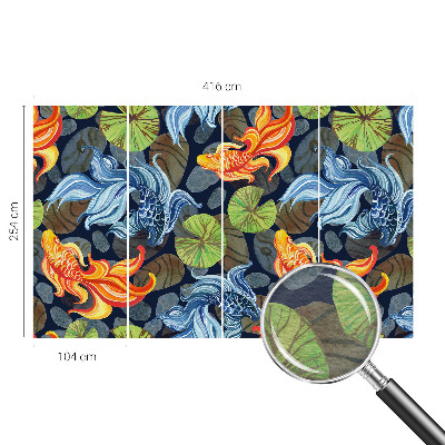 Fototapeta s potlačou na vliese Vzory rýb