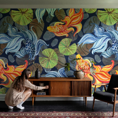 Fototapeta s potlačou na vliese Vzory rýb