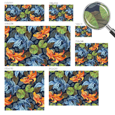 Fototapeta s potlačou na vliese Vzory rýb