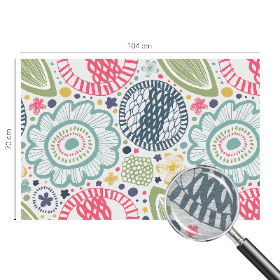 Dekoratívna fototapeta na stenu Kvetinové vzory