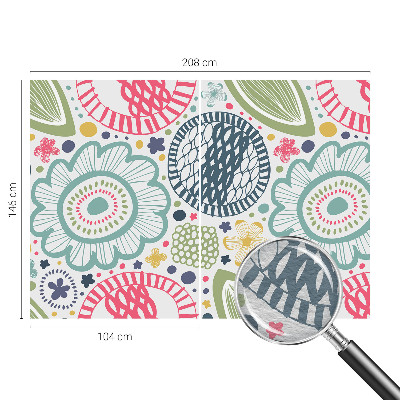 Dekoratívna fototapeta na stenu Kvetinové vzory