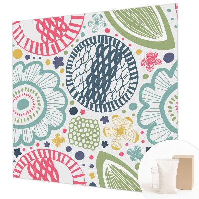 Dekoratívna fototapeta na stenu Kvetinové vzory