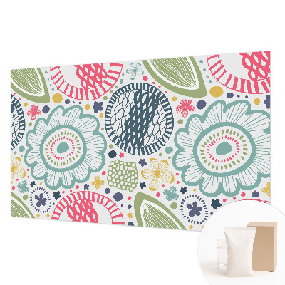 Dekoratívna fototapeta na stenu Kvetinové vzory