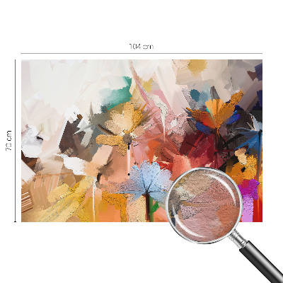 Vliesová fototapeta na stenu Kvetinový abstrakt