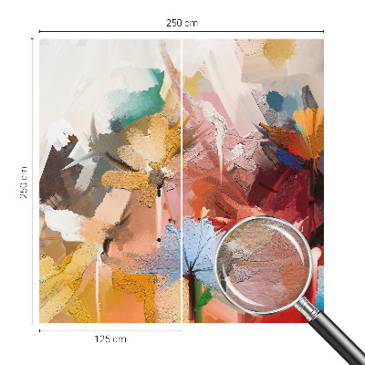 Vliesová fototapeta na stenu Kvetinový abstrakt