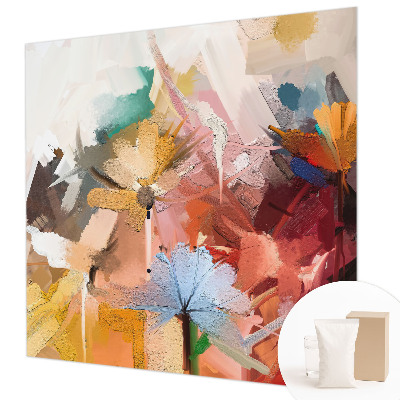 Vliesová fototapeta na stenu Kvetinový abstrakt