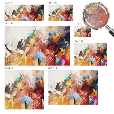 Vliesová fototapeta na stenu Kvetinový abstrakt