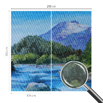 Fototapeta na mieru do spálne Horská scenéria