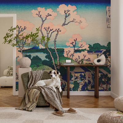 Vliesová fototapeta do spálne Čerešňové kvety