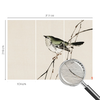 Fototapeta s potlačou na vliese Harmonický vták