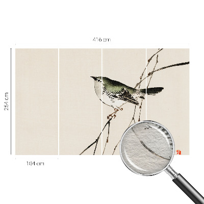 Fototapeta s potlačou na vliese Harmonický vták