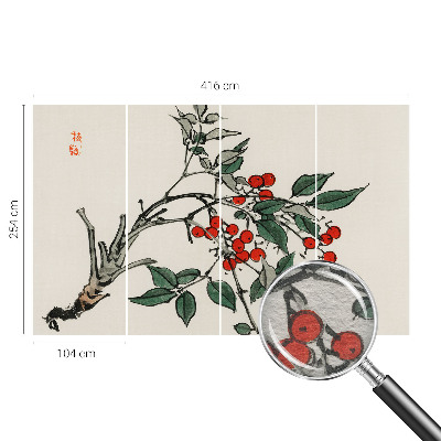 Vliesová fototapeta s potlačou Vetvička bobúľ