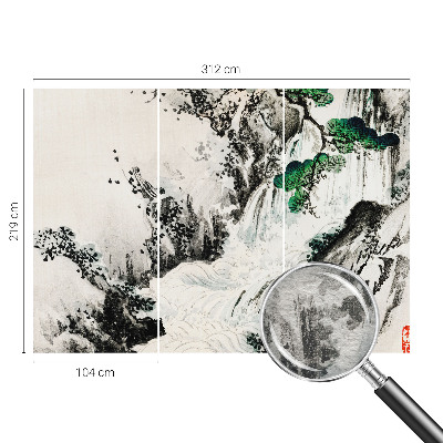 Moderná fototapeta na mieru Prírodný vodopád