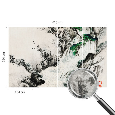 Moderná fototapeta na mieru Prírodný vodopád