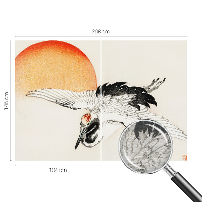 Luxusná tapeta Elegantný žeriav