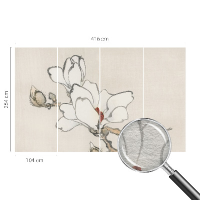 Luxusná tapeta Jemné magnólie