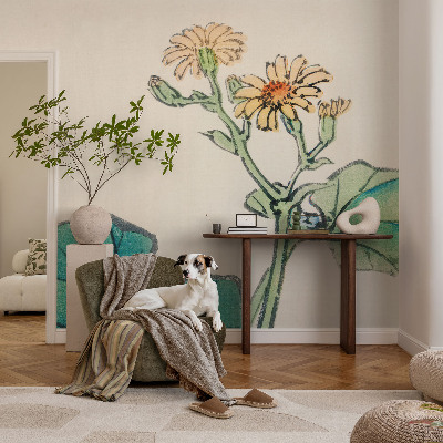 Tapeta na stenu Kvet a listy