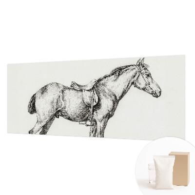Vliesová fototapeta Náčrt koňa