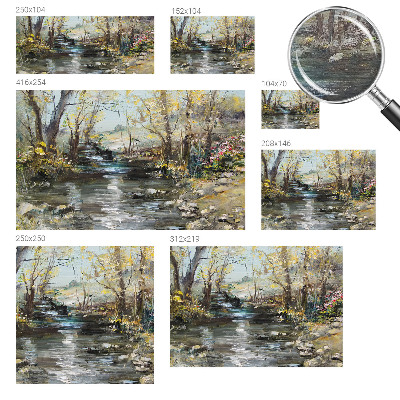 Fototapeta na stenu Lesný potok