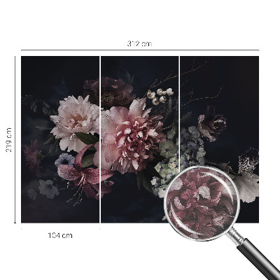 Vliesová fototapeta do obývačky Kvetinový aranžmán