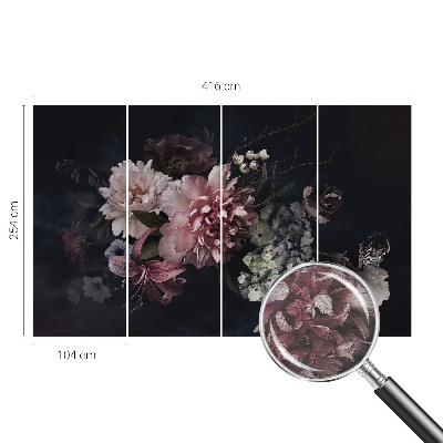 Vliesová fototapeta do obývačky Kvetinový aranžmán