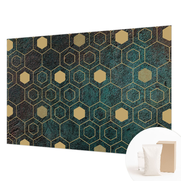 Moderná fototapeta na mieru Geometrické šesťuholníky