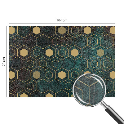 Moderná fototapeta na mieru Geometrické šesťuholníky