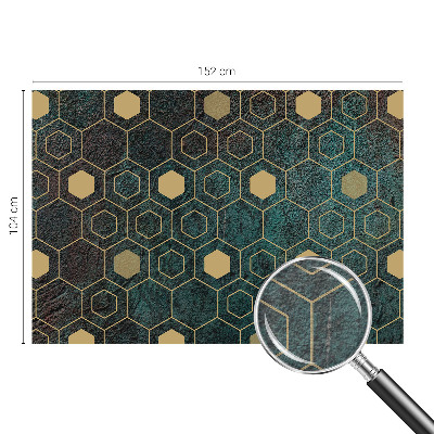 Moderná fototapeta na mieru Geometrické šesťuholníky