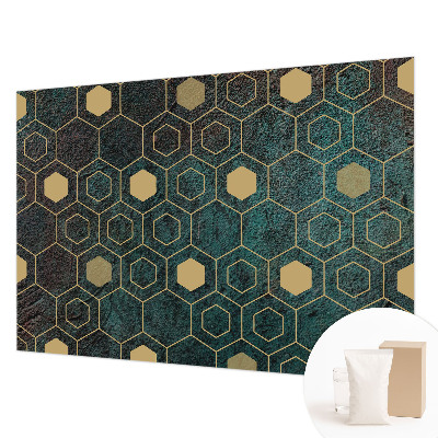 Moderná fototapeta na mieru Geometrické šesťuholníky