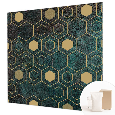 Moderná fototapeta na mieru Geometrické šesťuholníky