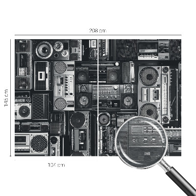 Luxusná tapeta Retro rádio