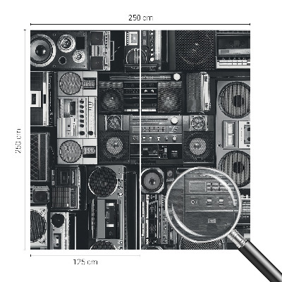 Luxusná tapeta Retro rádio