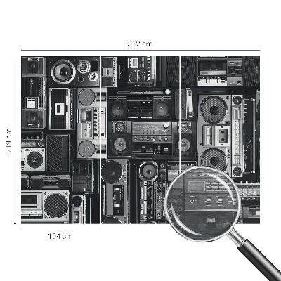 Luxusná tapeta Retro rádio