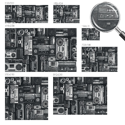 Luxusná tapeta Retro rádio