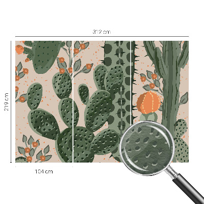 Vliesová fototapeta Zelené kaktusy