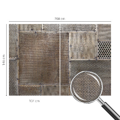 Vliesová fototapeta pre deti Kovové vzory