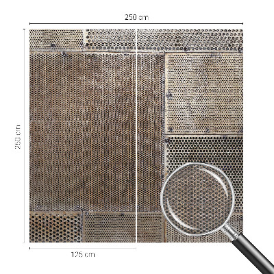 Vliesová fototapeta pre deti Kovové vzory