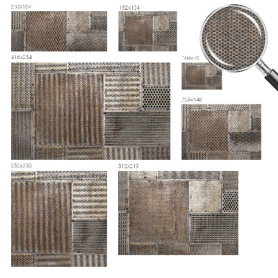 Vliesová fototapeta pre deti Kovové vzory