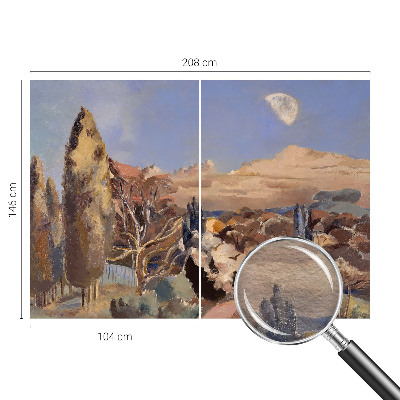 Fototapeta s potlačou na vliese Lesná krajina