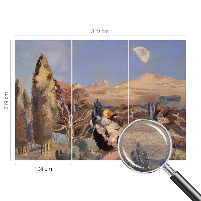 Fototapeta s potlačou na vliese Lesná krajina