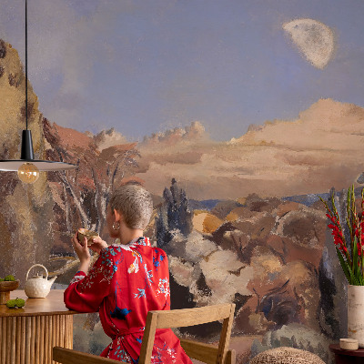 Fototapeta s potlačou na vliese Lesná krajina