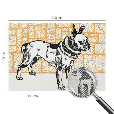 Moderná fototapeta Retro pes