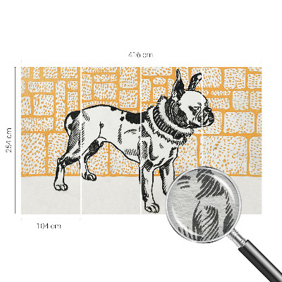 Moderná fototapeta Retro pes