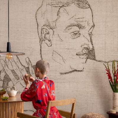 Fototapeta na mieru do spálne Výrazný charakter