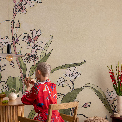 Fototapeta na mieru do obývačky Kvetinová elegancia