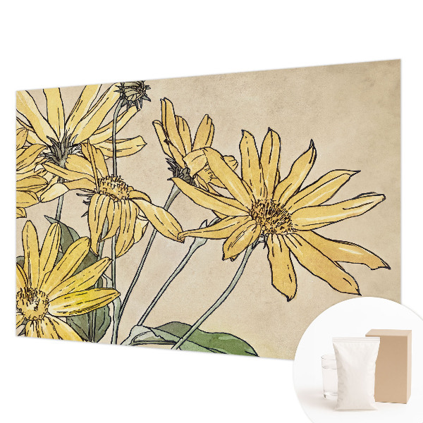 Luxusná tapeta Akvarelové kvety