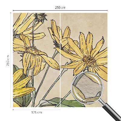 Luxusná tapeta Akvarelové kvety