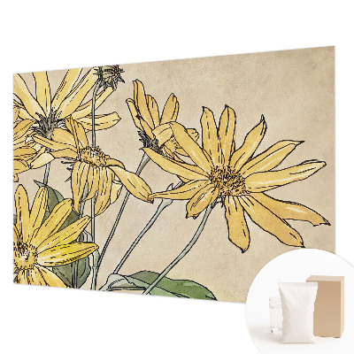 Luxusná tapeta Akvarelové kvety