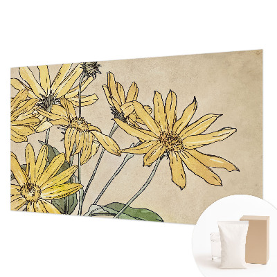 Luxusná tapeta Akvarelové kvety