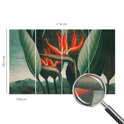 Vliesová fototapeta Exotické kvety